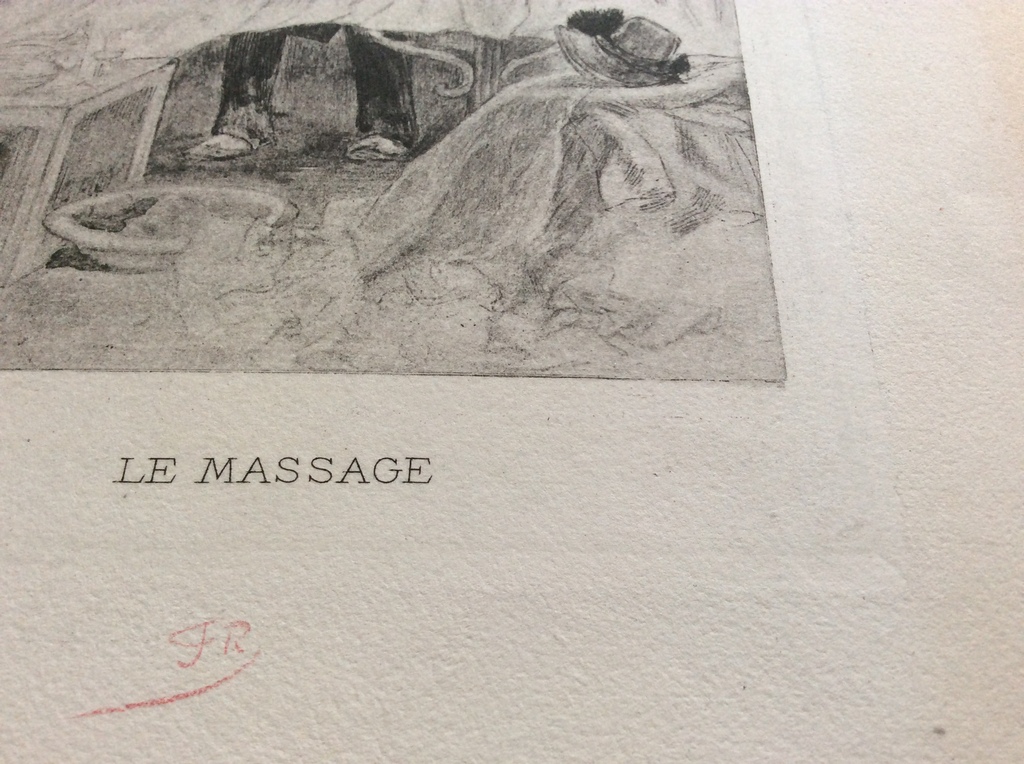 Felicien Rops - Le Massage - heliogravure, 1908 kopen? Bied vanaf 225!