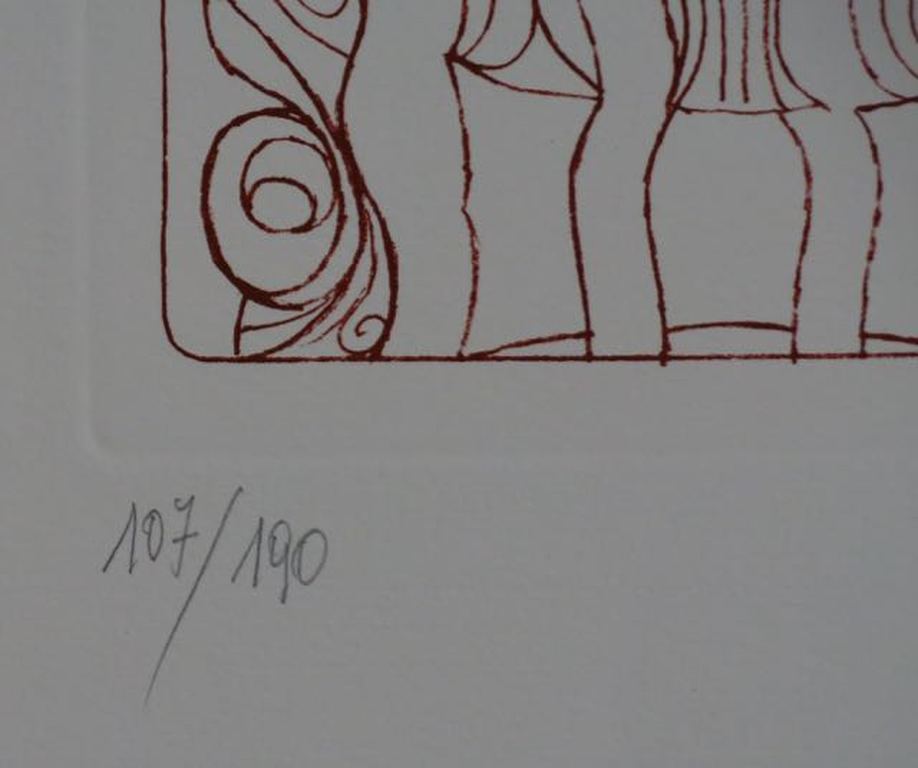 Miguel Berrocal: Litho, Zonder Titel kopen? Bied vanaf 50!