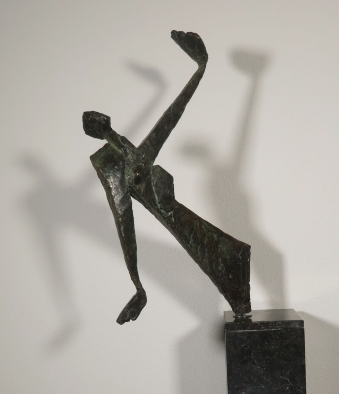 Ad M. Jenner: Bronzen beeld, Z.T. Figuur kopen? Bied vanaf 350!