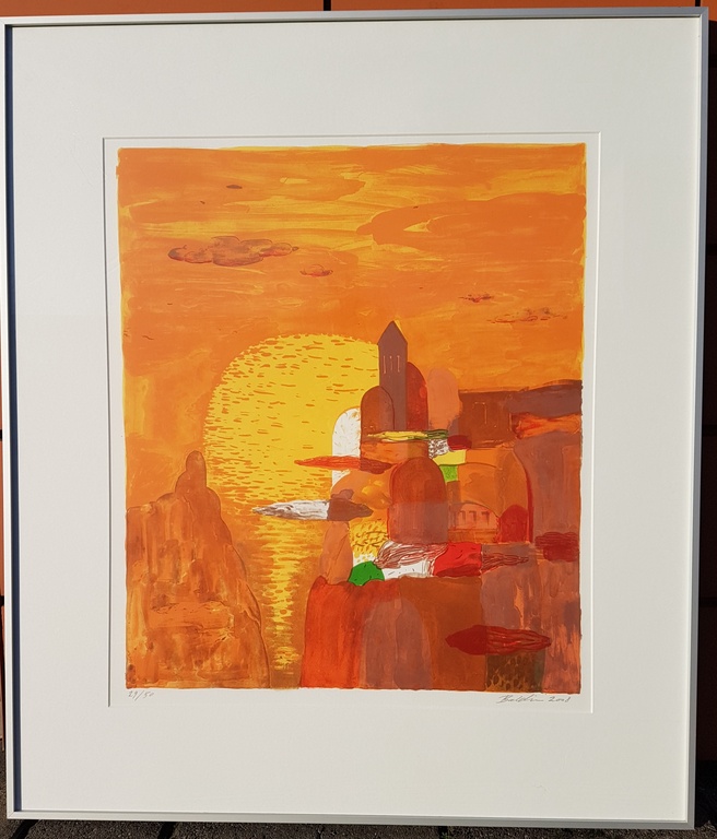 Baldin Ahmad: Zeefdruk, Denkbeeldige stad kopen? Bied vanaf 1!