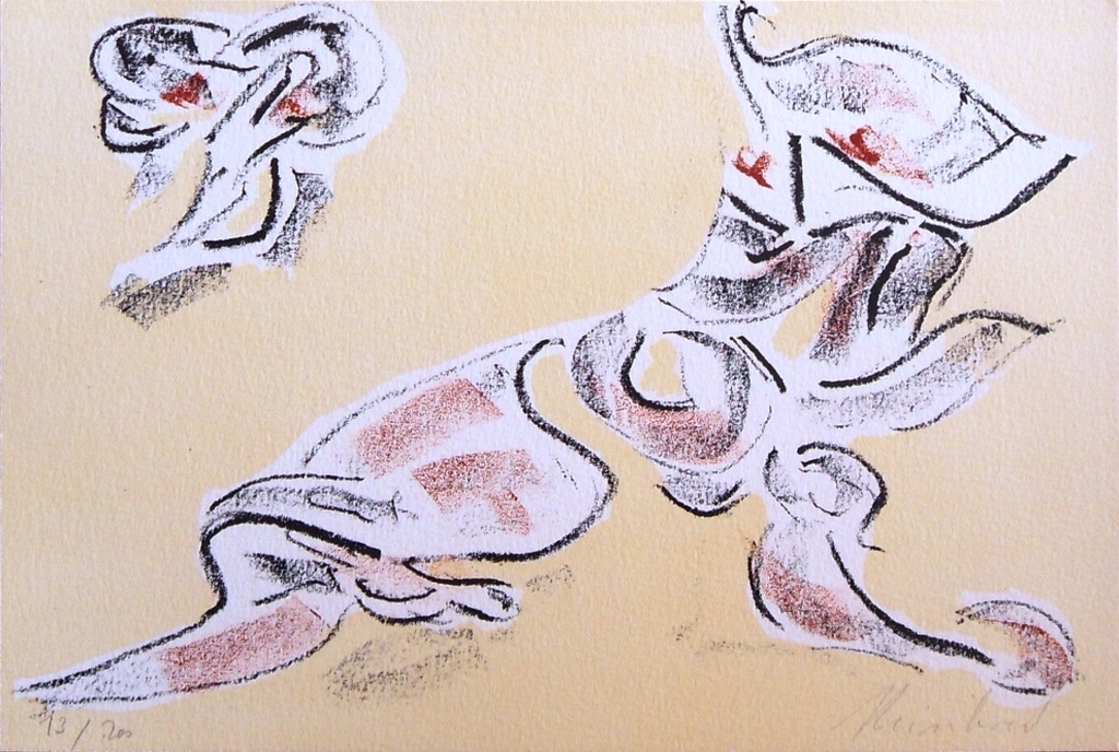 Reinhoud: Cobrafiguur 2 (handgesigneerde litho) kopen? Bied vanaf 75!