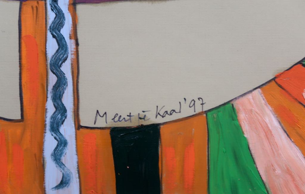 Meertje Kaal: Olieverf op karton, Aankomend voortreffelijke... - Ingelijst kopen? Bied vanaf 1!