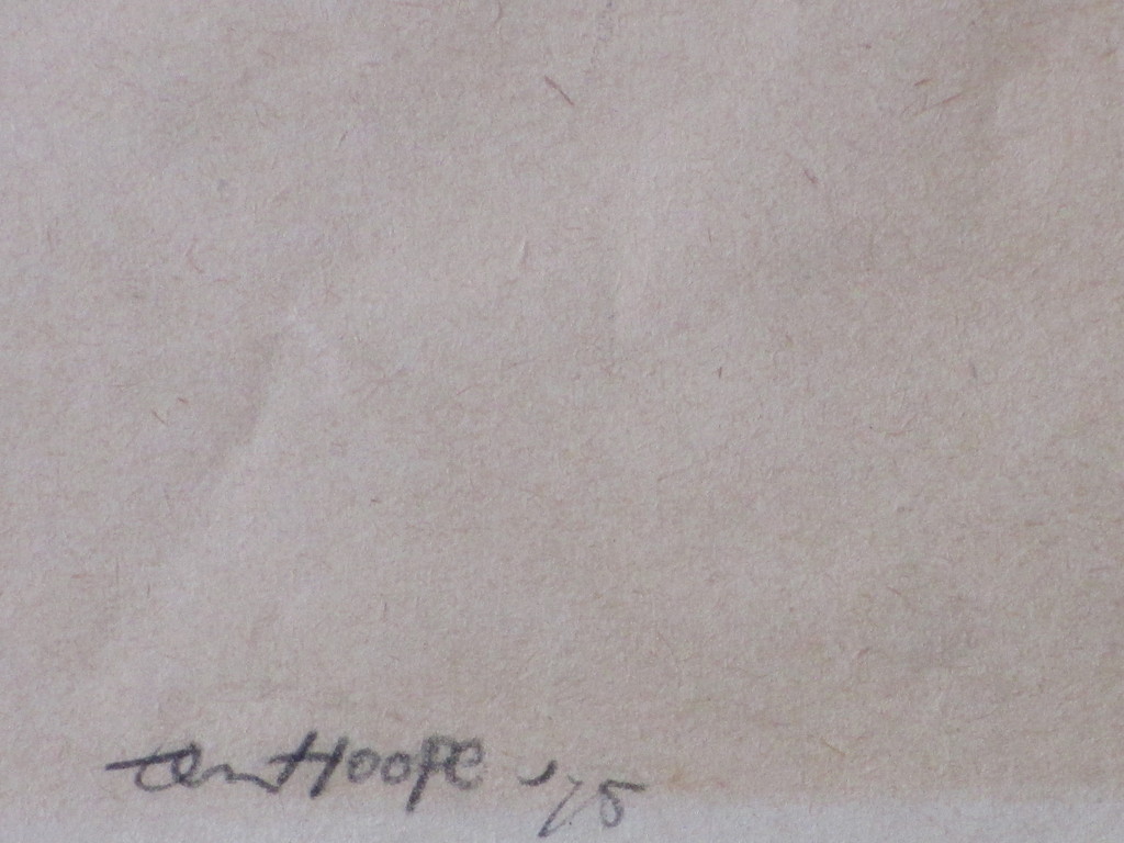 Bob ten Hoope, Slapende vrouw bij hond, Gemengde techniek kopen? Bied vanaf 60!