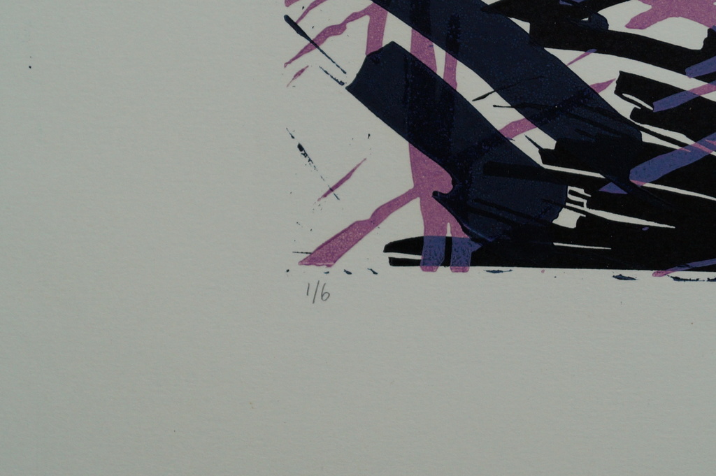 Angenelle Thijssen - gesigneerde houtsnede - 1989 kopen? Bied vanaf 10!