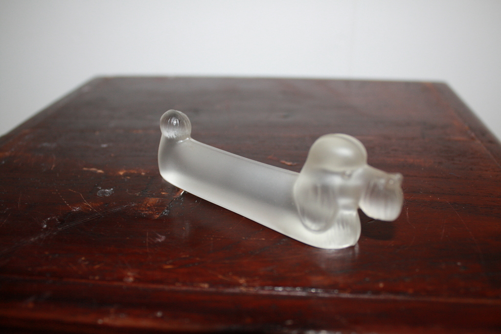 Leerdam glas  - TECKEL van LUCIENNE BLOCH kopen? Bied vanaf 55!