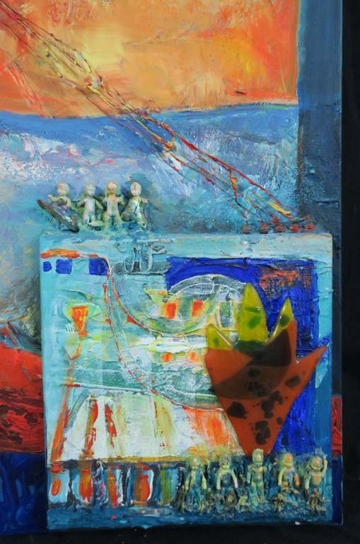 Franca Muller Jabusch: Gemengde techniek en olieverf op twee doeken, Z.T.  kopen? Bied vanaf 70!