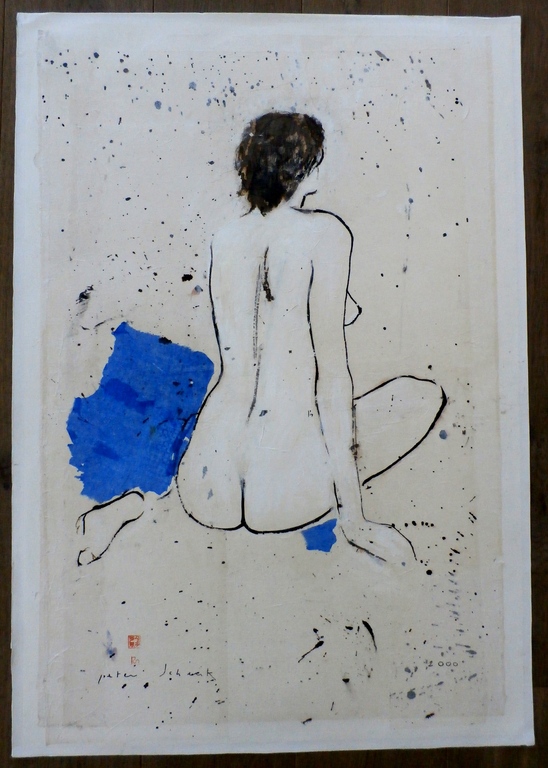 Peter Schenk - gemengde techniek op papier - 2000 - groot! kopen? Bied vanaf 250!
