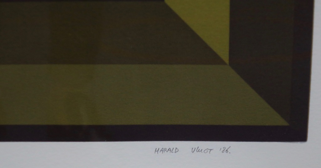 Harald Vlugt: Zeefdruk, Frame 1 -Ingelijst kopen? Bied vanaf 35!