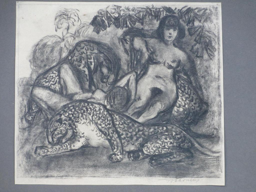 Fokko Mees, Naakte vrouwen en Panters, Tekening kopen? Bied vanaf 80!