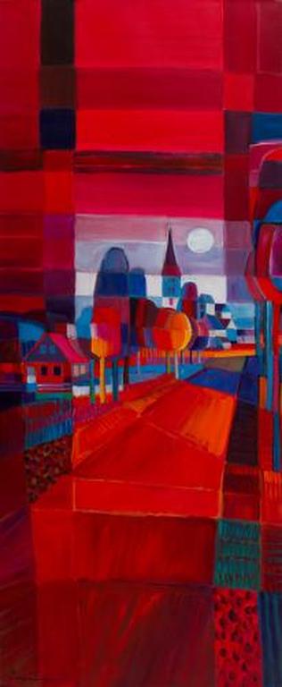 LONY WING, Dorp in Twente, Origineel werk op schilderslinnen kopen? Bied vanaf 400!