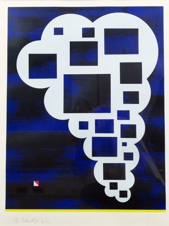 Han Schuil: Zeefdruk, Z.T. - Ingelijst kopen? Bied vanaf 35!