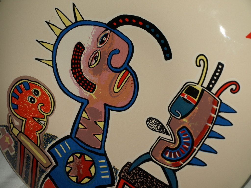  Clemens Briels – Pannenkoekbord – Plateel/keramiek - Gesigneerd - 1995 - Doorsnee 36 cm- Oplage 250 kopen? Bied vanaf 1!