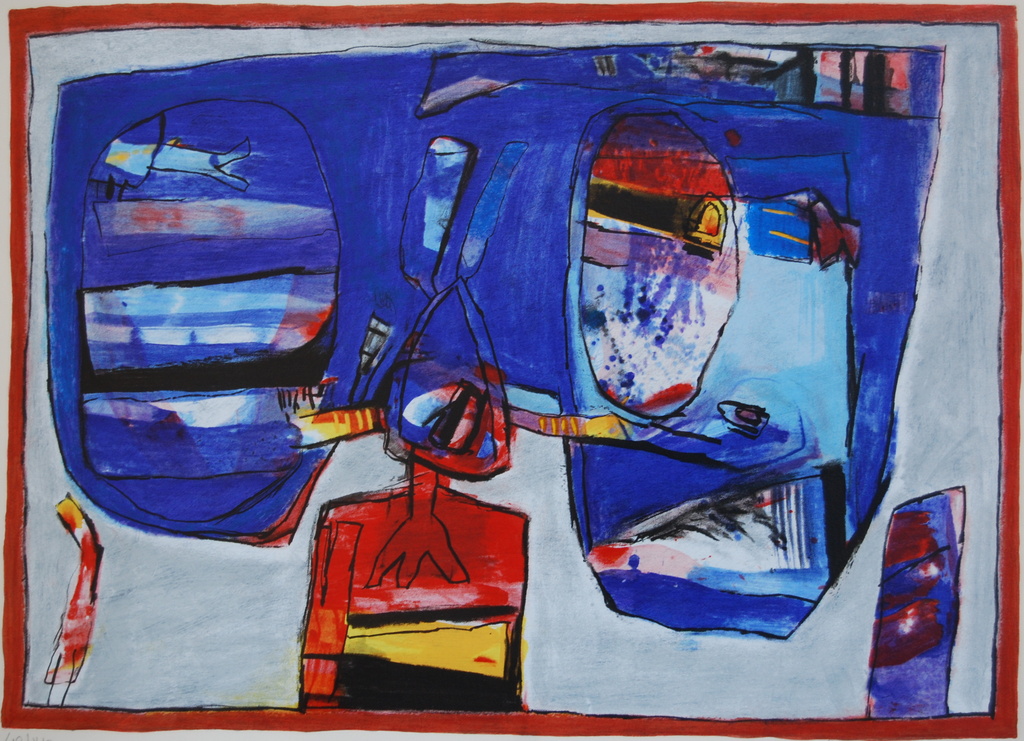 Geert Vrijdag z.t. zeefdruk 49/140 verkocht voor € 105!