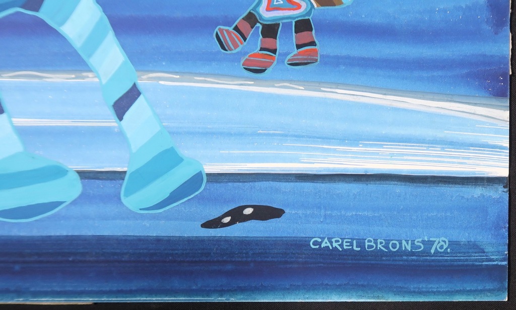 Carel Brons: Gouache, Nachtverschijning kopen? Bied vanaf 1!