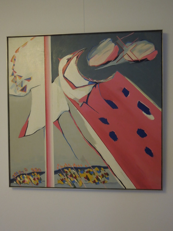 HANNEKE KRIJGSMAN - Birdscream - Acryl op doek  kopen? Bied vanaf 75!