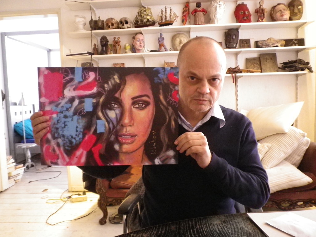 Peter Klashorst - Disco Queens IV - Gesigneerde Digitale Offset kopen? Bied vanaf 1!