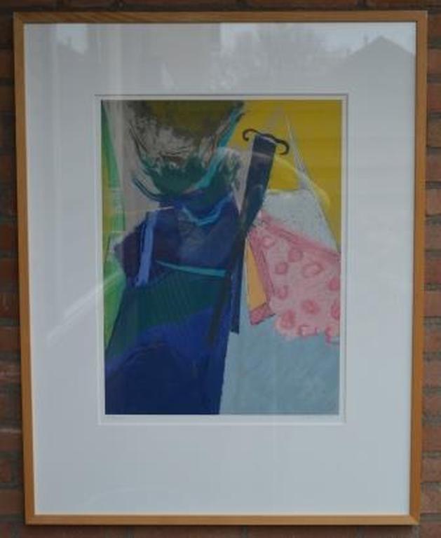 Henk van Vessem, twee (2) zeefdrukken 42 x 56 in Barth lijsten verkocht voor € 55!