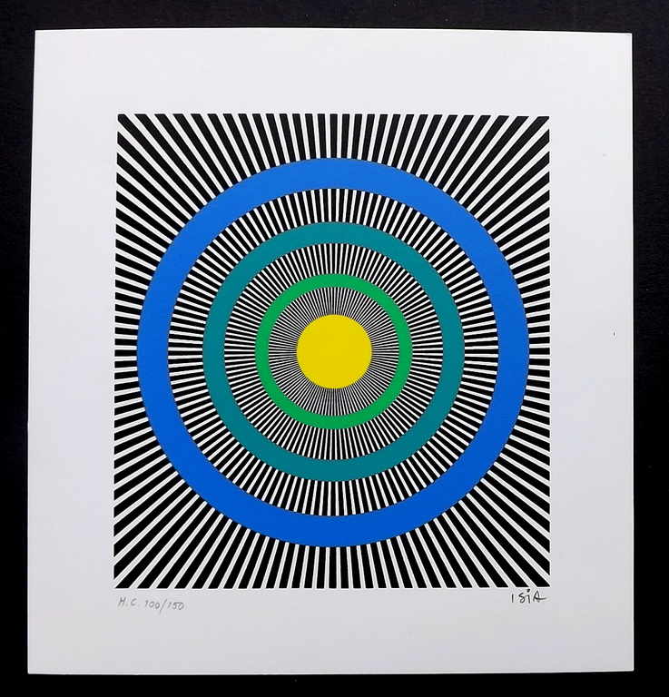 Isia Leviant - 3x Op-Art litho -  kopen? Bied vanaf 1!