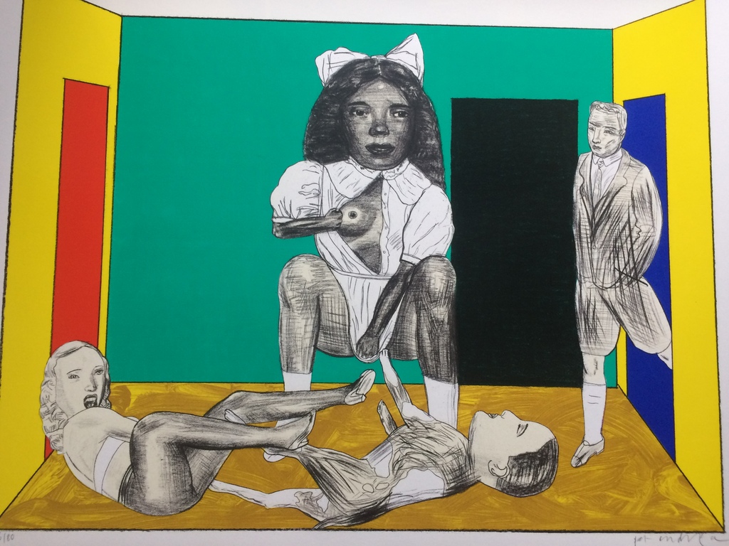 Pat Andrea, zeefdruk nummer 76/80 verkocht voor € 100!