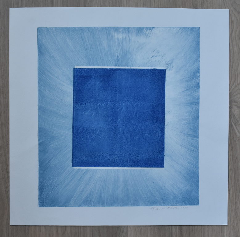 Mieke Kettler, ets # STRALEND VIERKANT # 1984, mint- kopen? Bied vanaf 1!