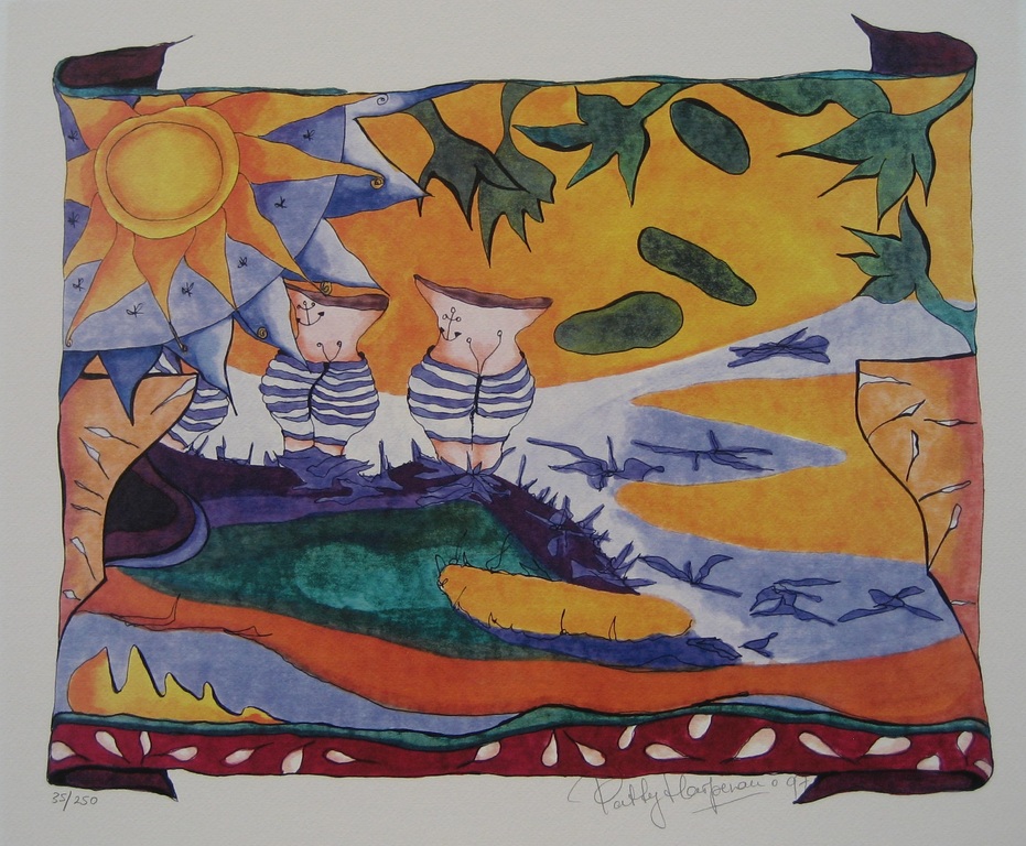 Patty Harpenau - Zeefdruk - Matrozen kopen? Bied vanaf 60!