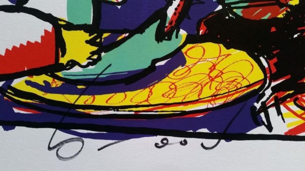 Dus dit is um - Originele zeefdruk van Herman Brood kopen? Bied vanaf 195!