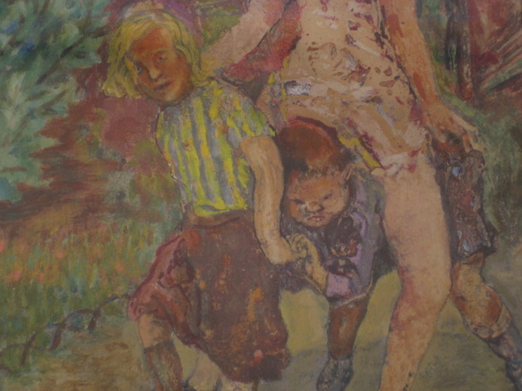 Gerrit v 't Net 1910-1971 "spelende kinderen" gouache omstreeks 1940 gesigneerd  kopen? Bied vanaf 1!