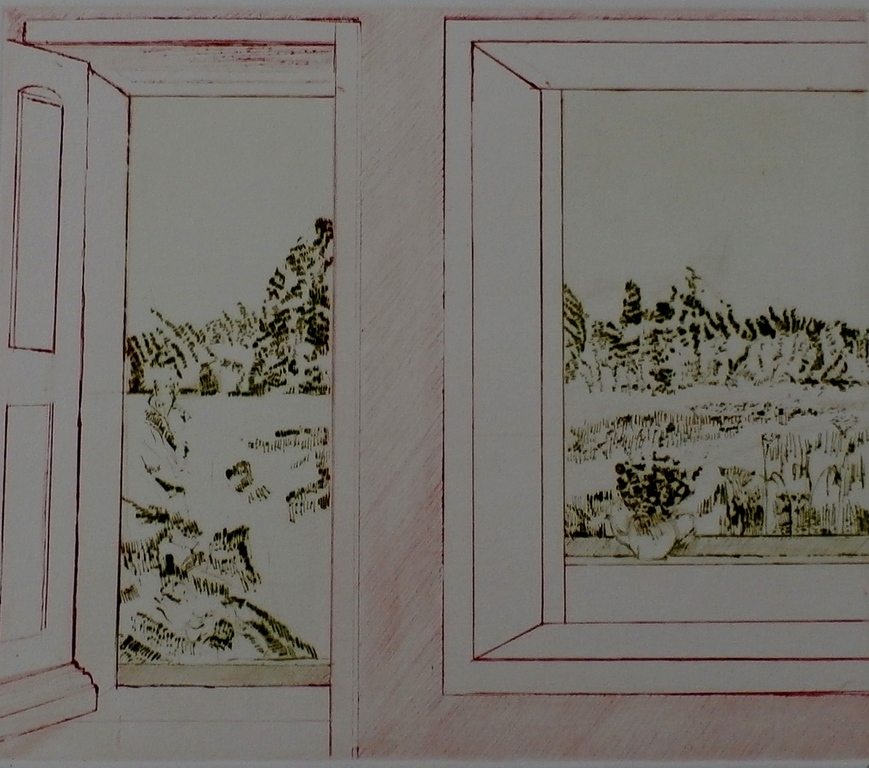 Wilfred Voet, ets, handgesigneerd, 1973 verkocht voor € 45!