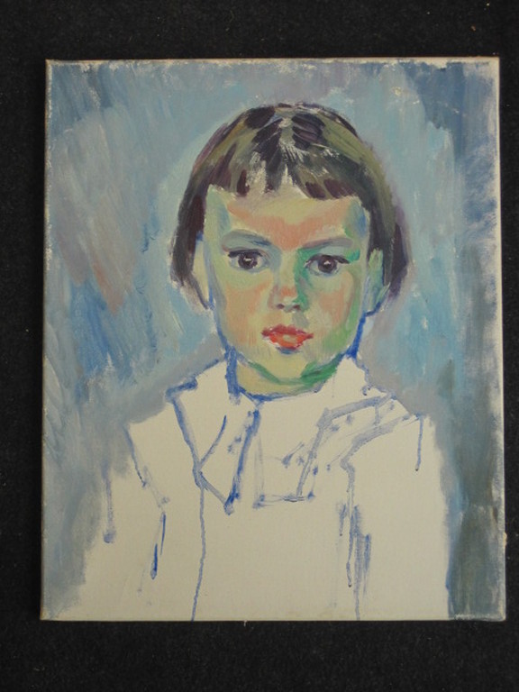 To Vreede 1916-1995 "portret van jong meisje" olieverf ca 1950 gesigneerd  kopen? Bied vanaf 1!