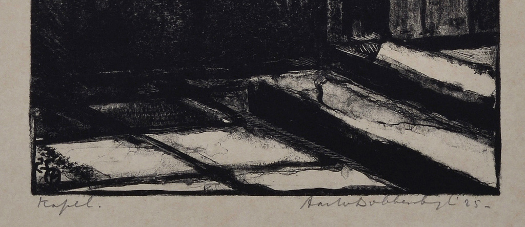 Aart van Dobbenburgh: Litho - Kapel - 1925 kopen? Bied vanaf 30!