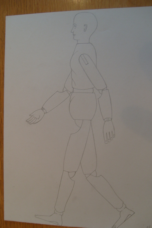 onbekend, gesigneerd met CV. 1946, 4x tekening kopen? Bied vanaf 25!