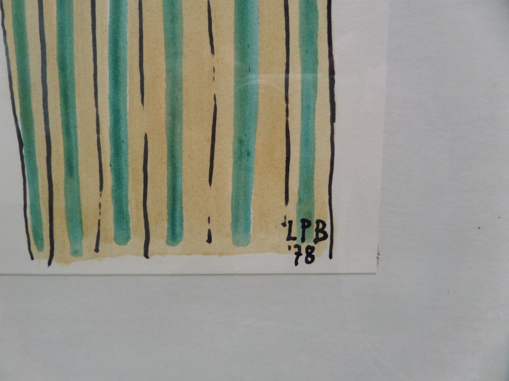 L.P. Boone: Aquarel, geen titel kopen? Bied vanaf 1!