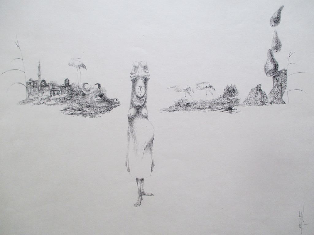 Melle Oldeboerrigter, litho verkocht voor € 100!