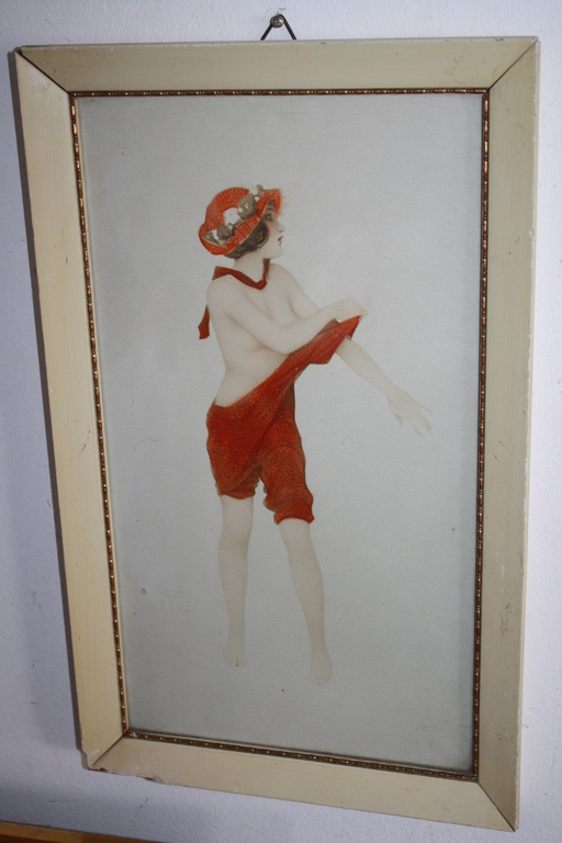 UITKLEDEN  - ART DECO PIN UP MEISJE van KIRCHNER kopen? Bied vanaf 55!