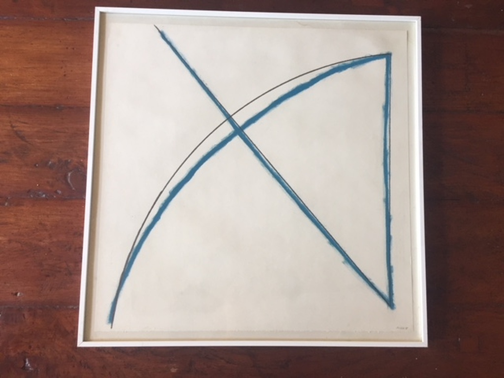 Maria van Elk, pastel met houtskool verkocht voor € 125!