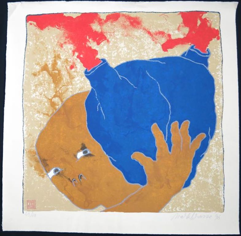 Mark Brusse: Litho, Blauw Hart kopen? Bied vanaf 70!