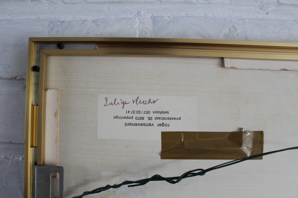 Roger Vansevenant  - Zalige Vlucht - olie op paneel - 1983 kopen? Bied vanaf 40!