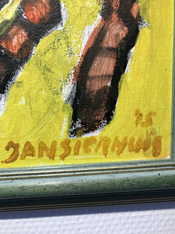 Jan Sierhuis Acryl op doek-nieuw ingelijst-gesigneerd DON kopen? Bied vanaf 175!