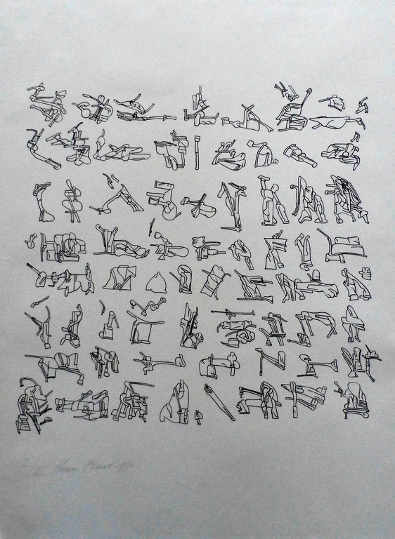 Henri Plaat - litho - 1972 - oplage: 6 stuks verkocht voor € 60!