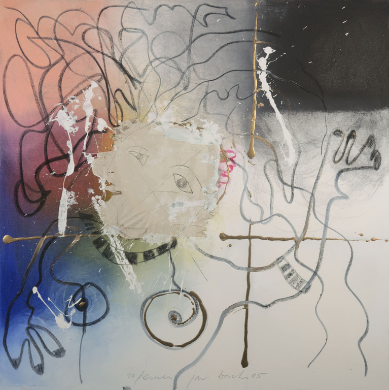 Herman Jan Bosch: Gemengde techniek op doek, Life is a miracle (Groot) kopen? Bied vanaf 40!