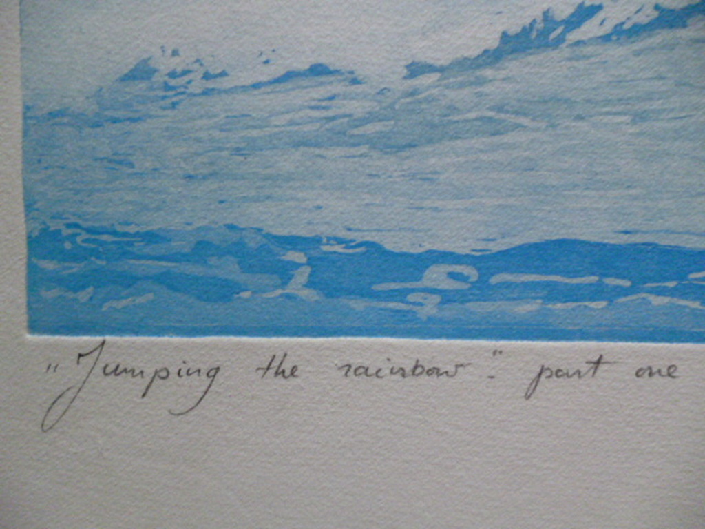 Leentje Linders - kleurenets - "Jumping the rainbow part one"  kopen? Bied vanaf 45!