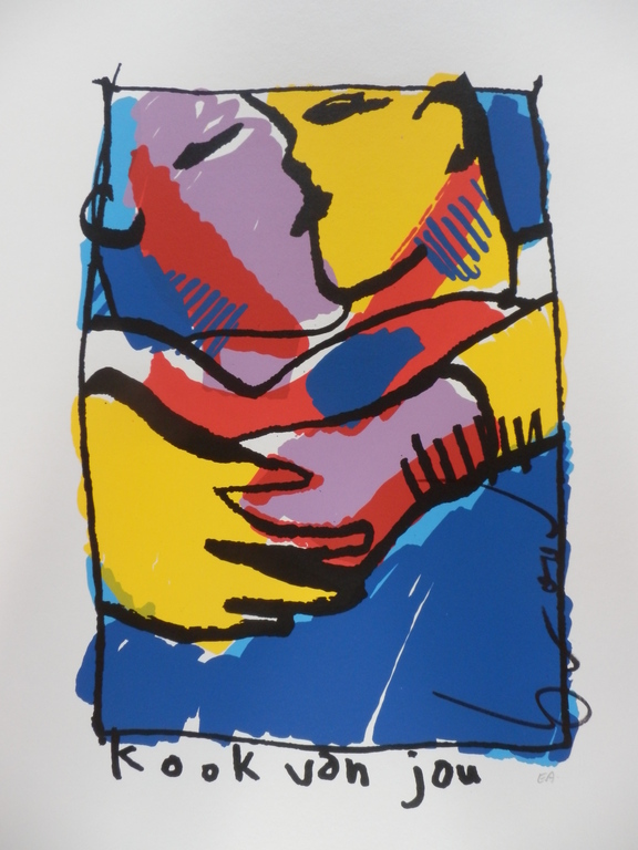 HERMAN BROOD HANDGESIGNEERDE en GELIMITEERDE Zeefdruk K,OOK VAN JOU kopen? Bied vanaf 195!