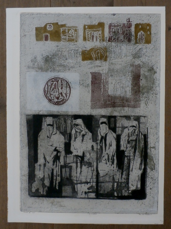 Ru van Rossem - Ets: Kasbah II kopen? Bied vanaf 125!