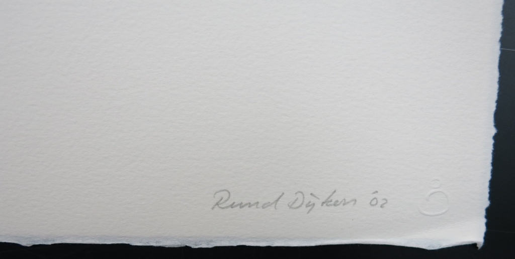 Ruud Dijkers: Litho, Zonder titel (blauw) kopen? Bied vanaf 1!