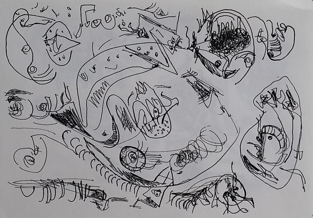 Theo Wolvecamp  - 2x inkttekening op papier  kopen? Bied vanaf 125!