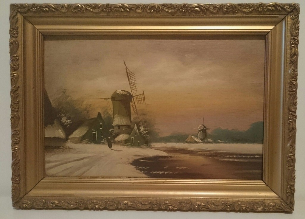 Winterlandschap Hollandse School onbekende kunstenaar kopen? Bied vanaf 1!