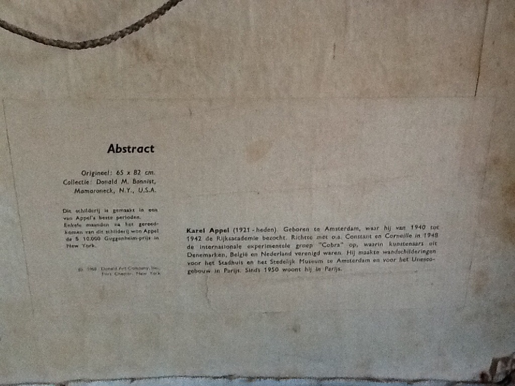 Karel Appel, Zeefdruk op linnen, Abstract kopen? Bied vanaf 175!