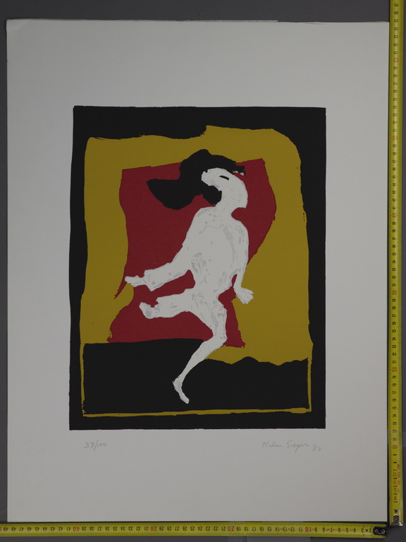 Helen Sieger - Dans - kleurenlitho kopen? Bied vanaf 50!