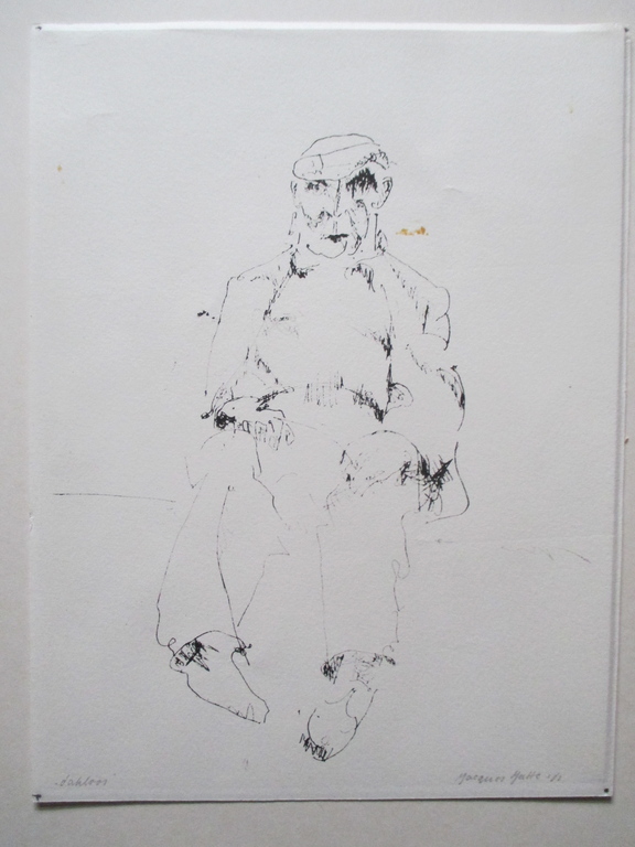 Jacques (Jacob) Jutte, litho,  kopen? Bied vanaf 1!