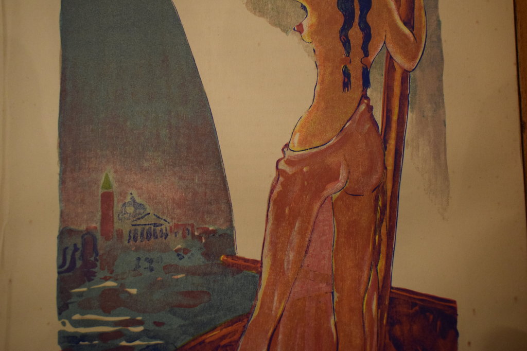 Kees van Dongen - Houtgravure - Rose-dans-le-calice chez le roi Derbas  kopen? Bied vanaf 35!